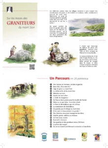 Plan du Sentier des graniteurs - 1