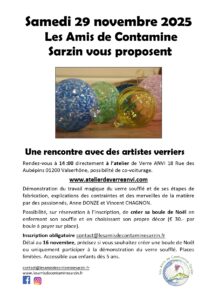 affiche 29.11.25 Atelier verre